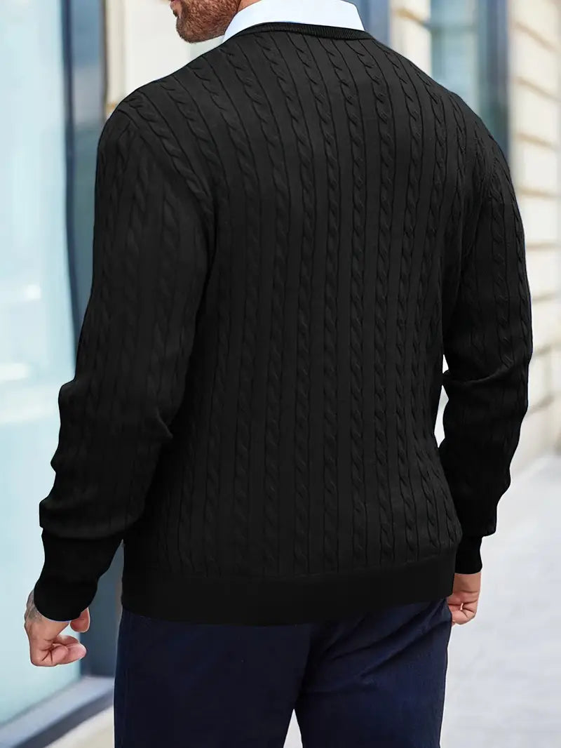 Jonty – Knitted Long Sleeve Turtleneck Sweater