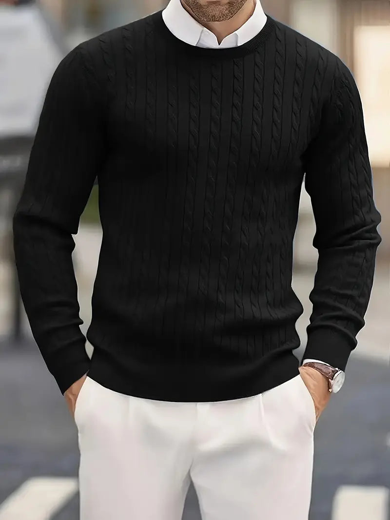 Jonty – Knitted Long Sleeve Turtleneck Sweater