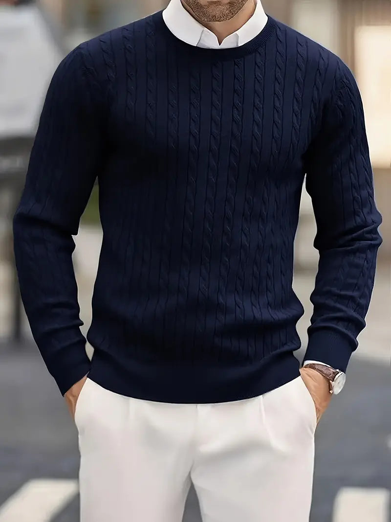 Jonty – Knitted Long Sleeve Turtleneck Sweater