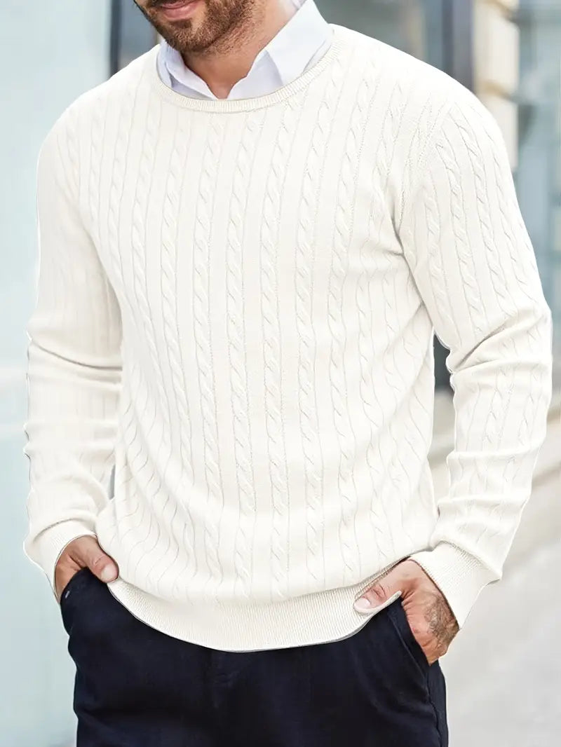 Jonty – Knitted Long Sleeve Turtleneck Sweater