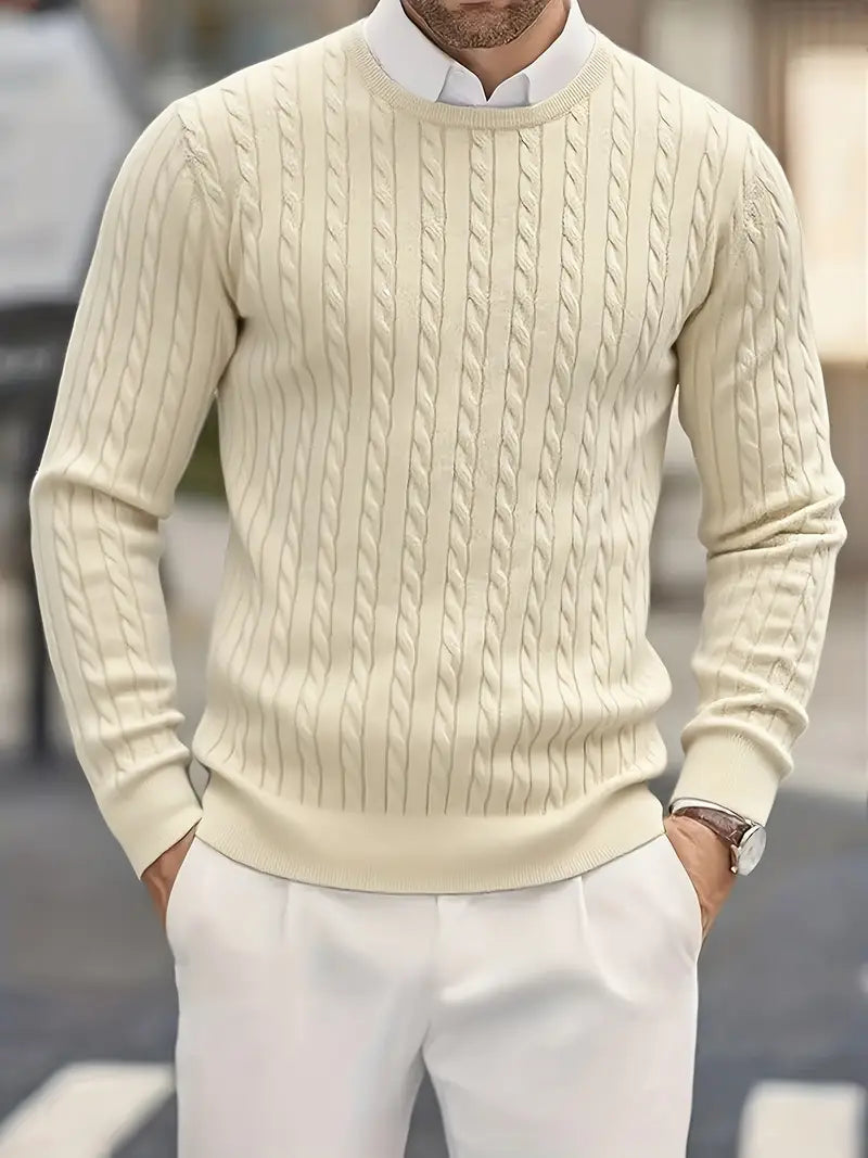 Jonty – Knitted Long Sleeve Turtleneck Sweater