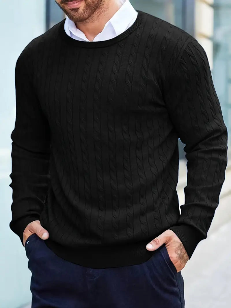 Jonty – Knitted Long Sleeve Turtleneck Sweater