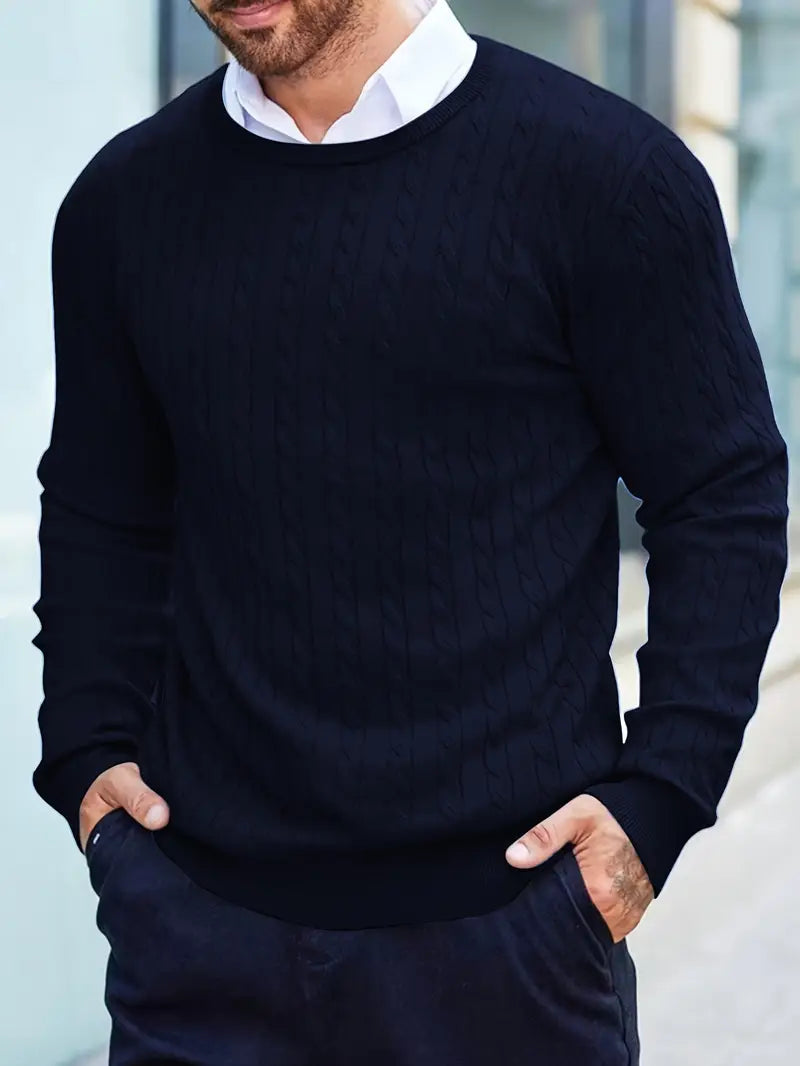Jonty – Knitted Long Sleeve Turtleneck Sweater