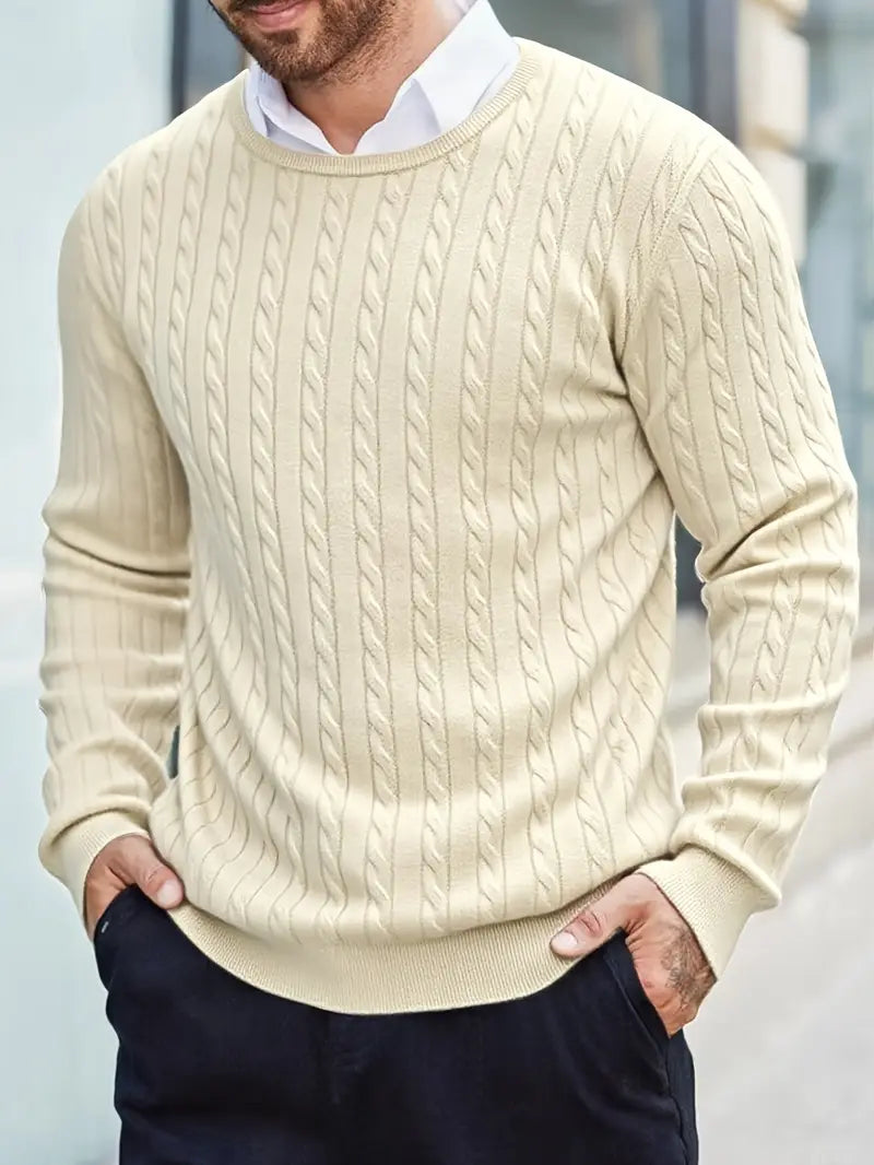 Jonty – Knitted Long Sleeve Turtleneck Sweater