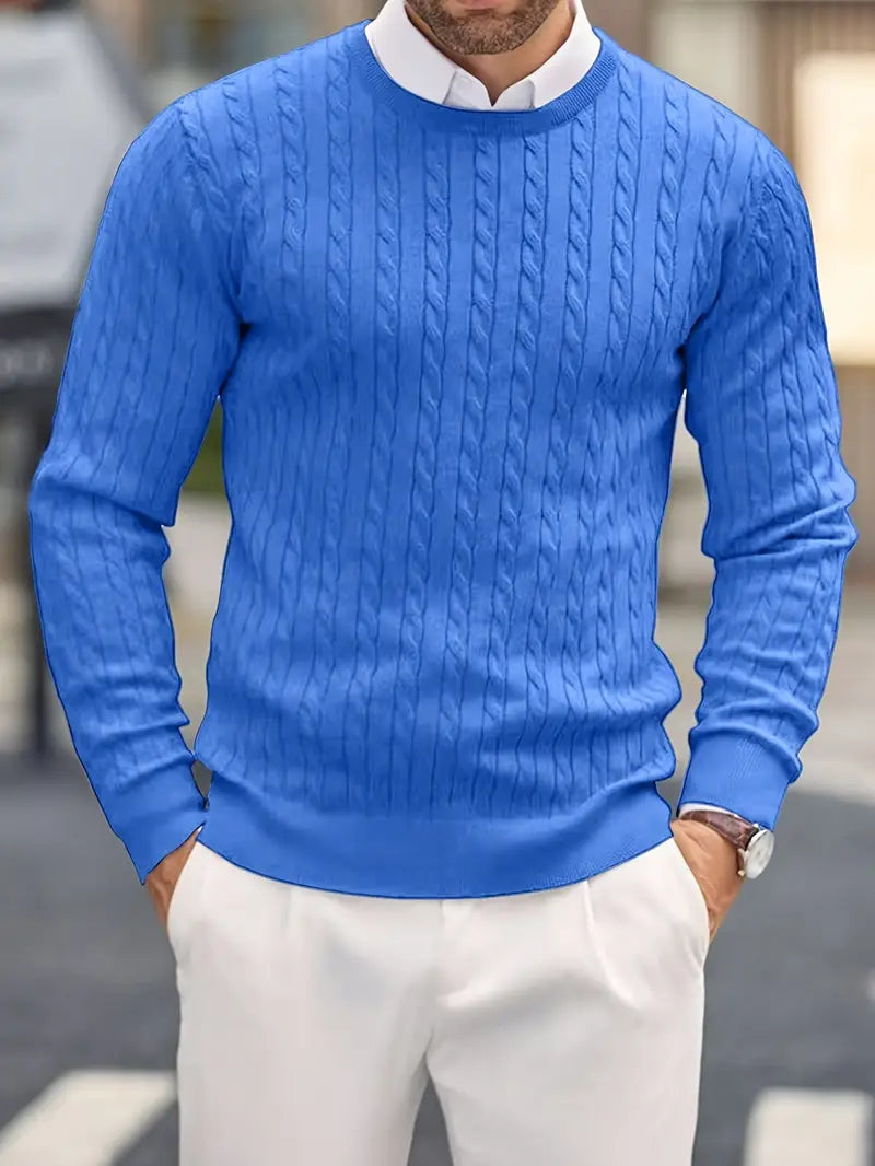 Jonty – Knitted Long Sleeve Turtleneck Sweater