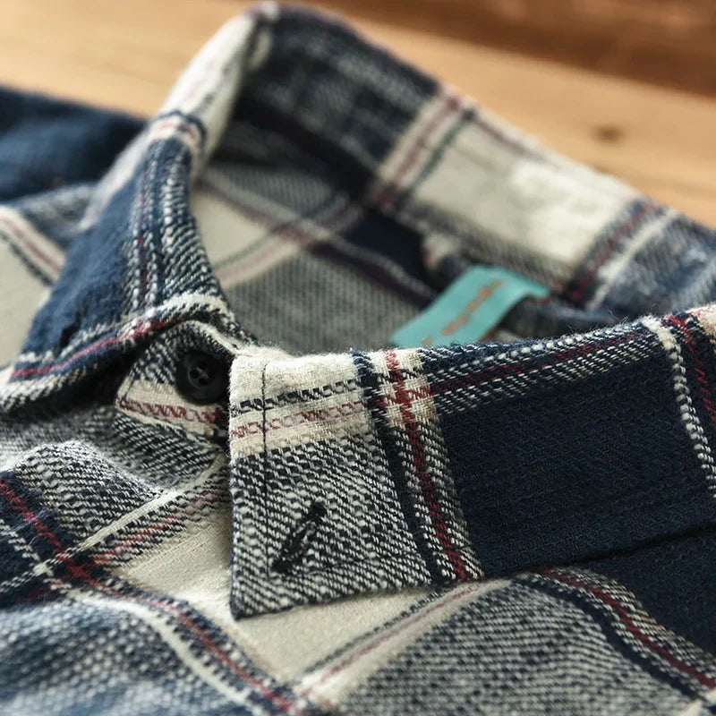 Jony – Classic Long Sleeve Checkered Shirt