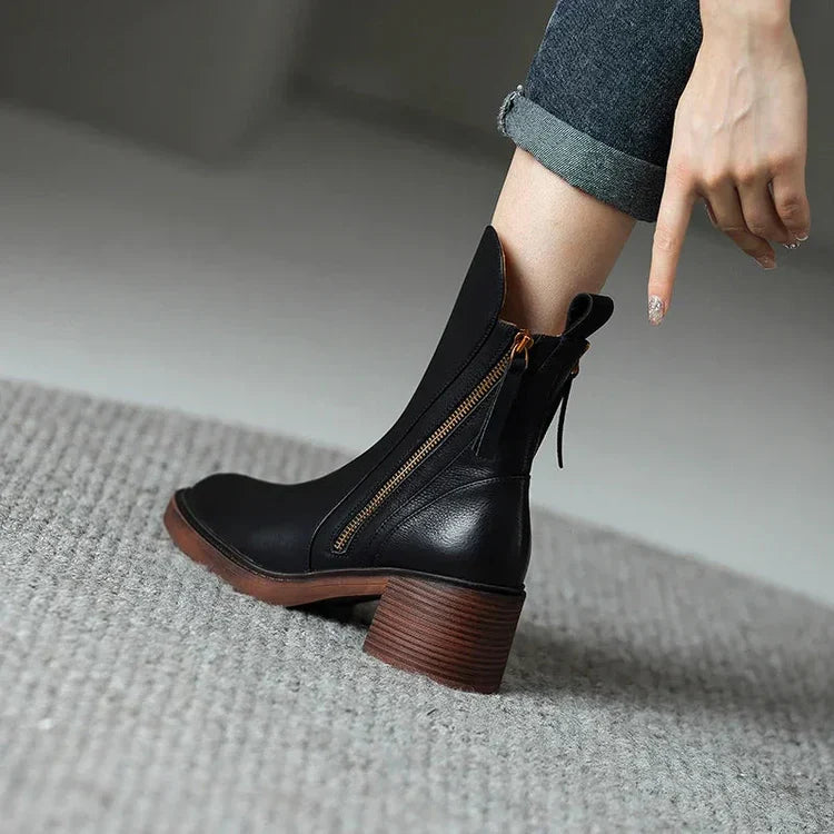 Josefine - Leather Ankle Boots