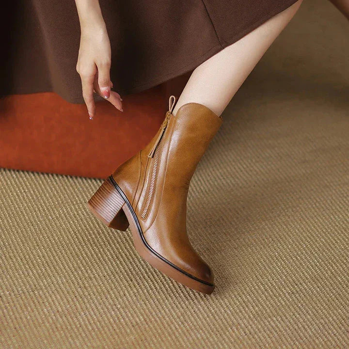 Josefine - Leather Ankle Boots