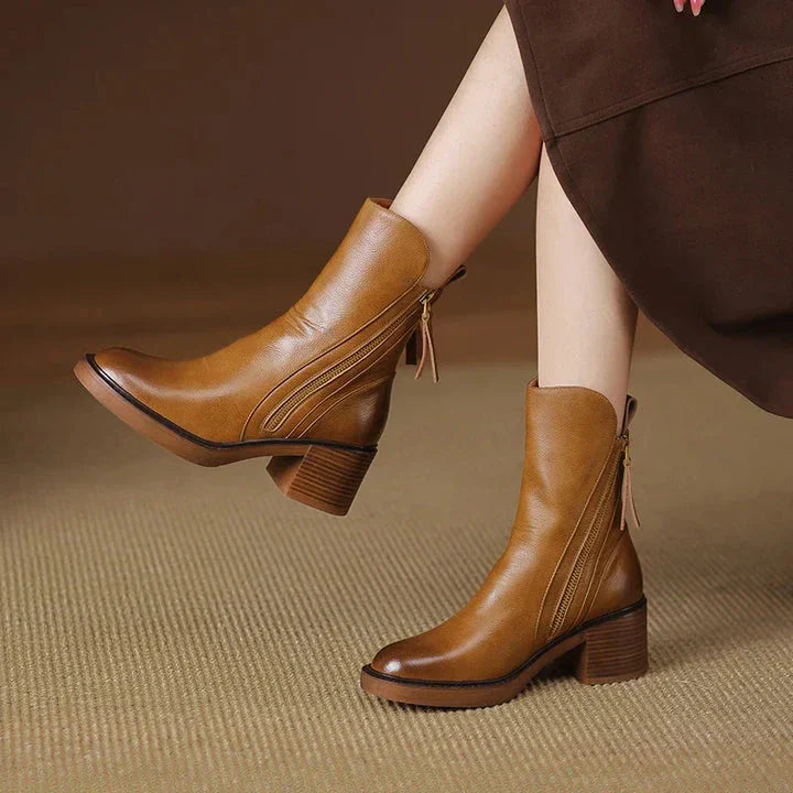Josefine - Leather Ankle Boots