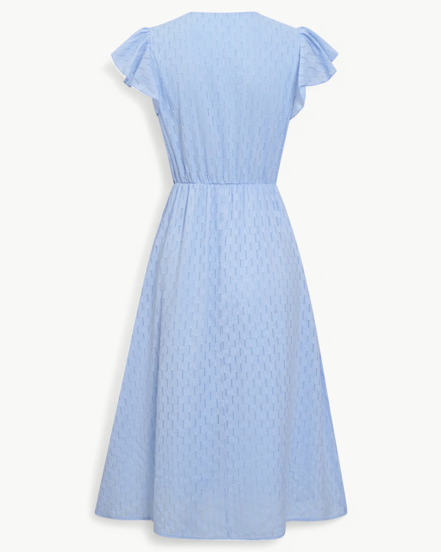 Julieta – Midi Dress with Ruffled Sleeves