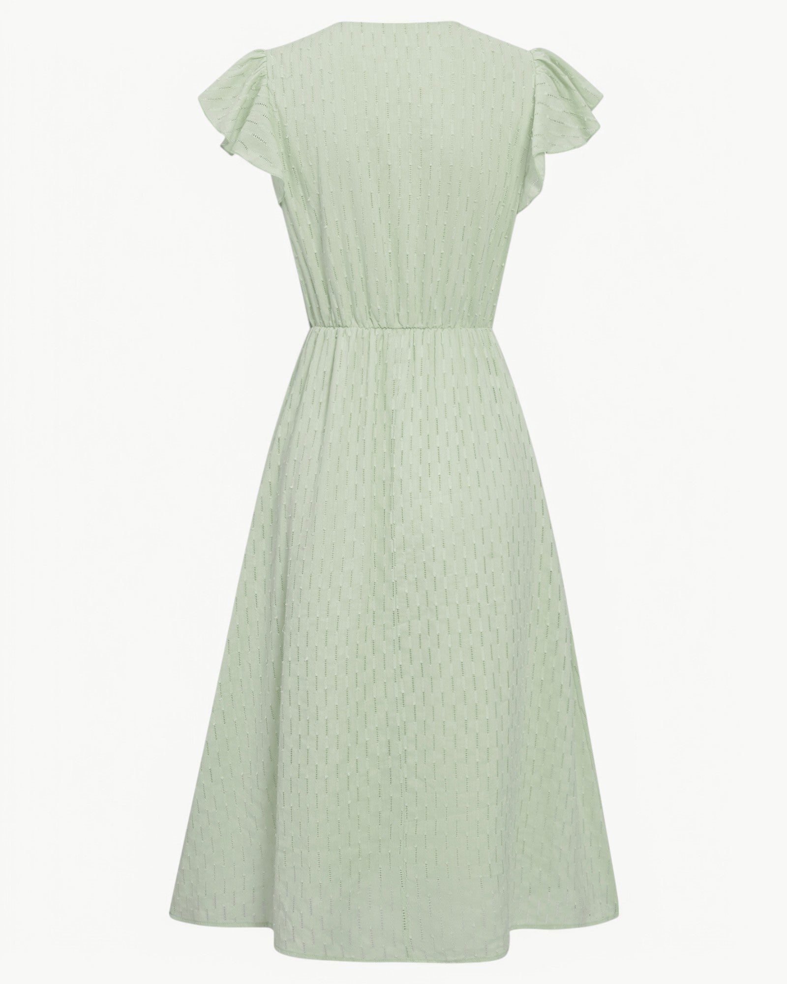 Julieta – Midi Dress with Ruffled Sleeves