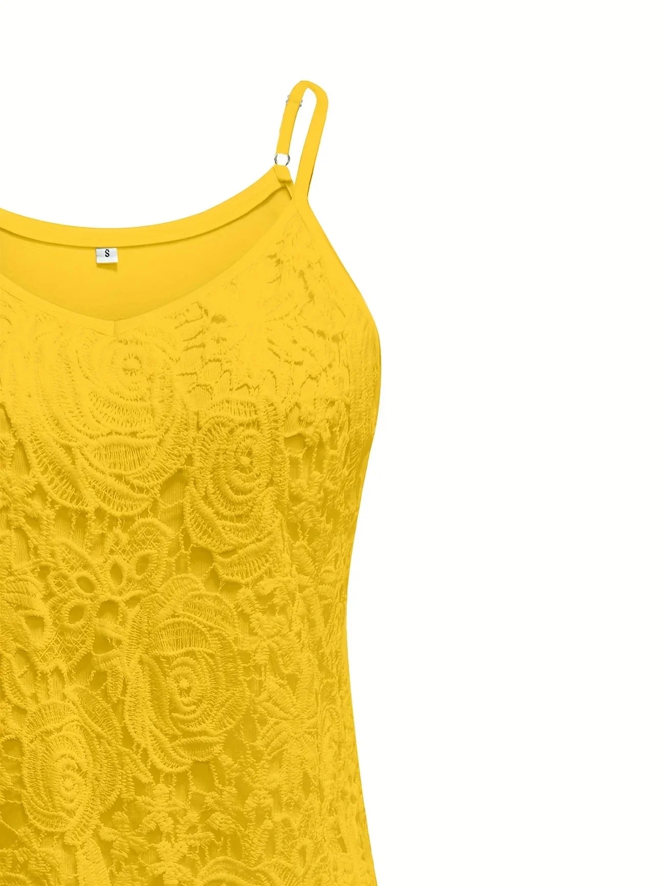 Juna – Elegant Sleeveless Lace Top with V-Neck