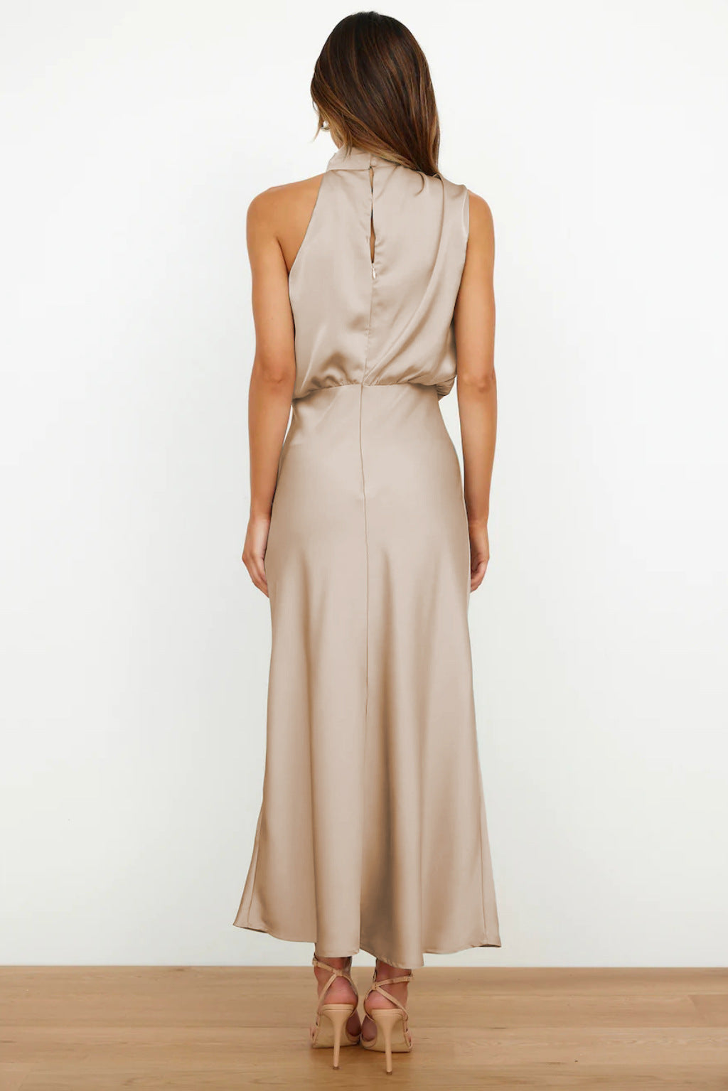 Kangana - Maxi Dress with Halter Neck