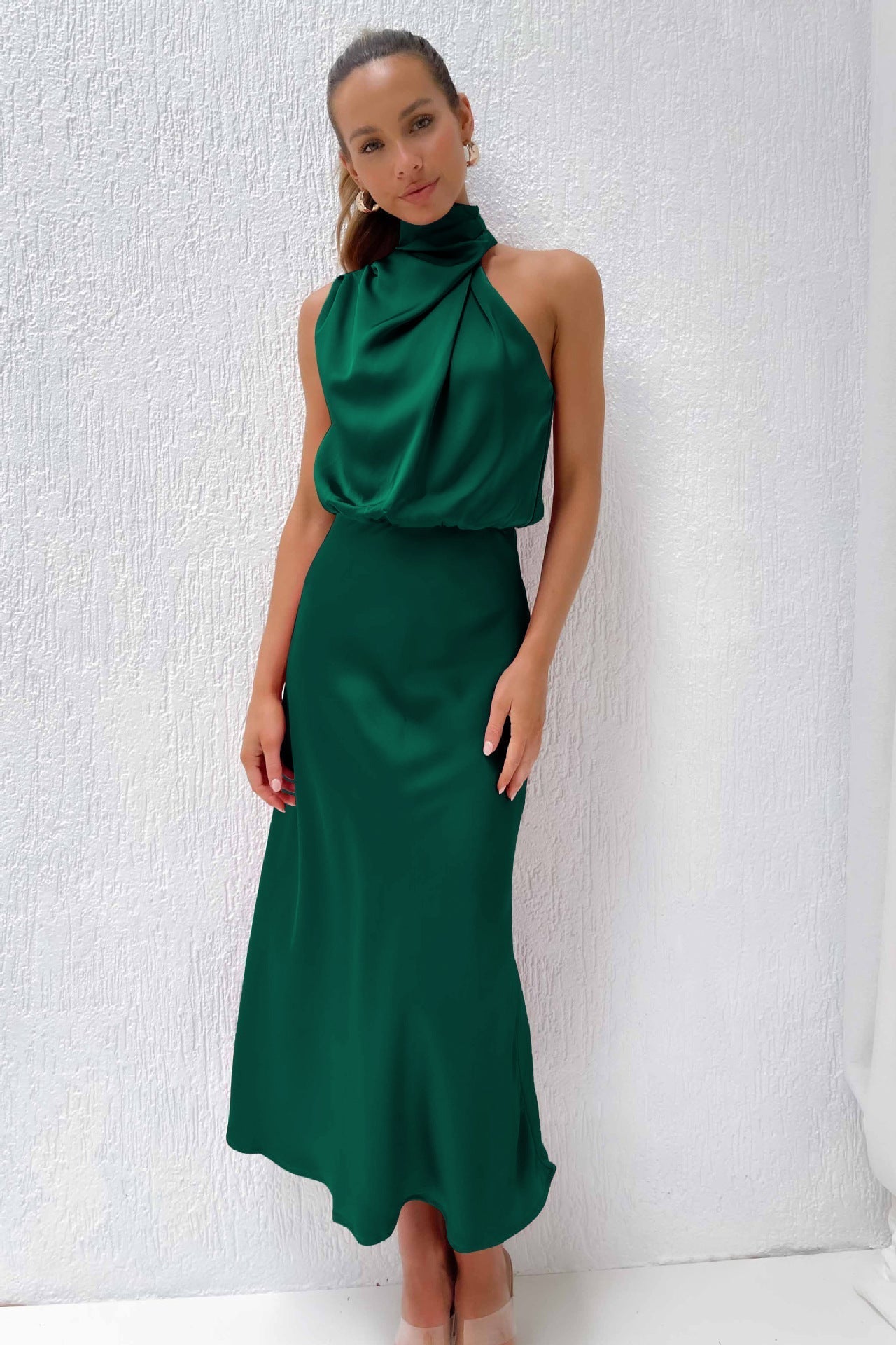 Kangana - Maxi Dress with Halter Neck