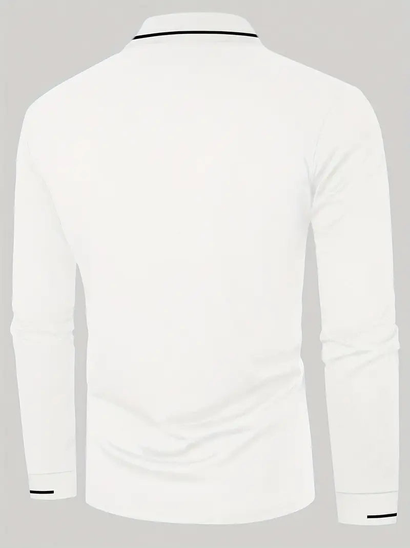 Karunaratne – Stylish Long Sleeve Polo Shirt