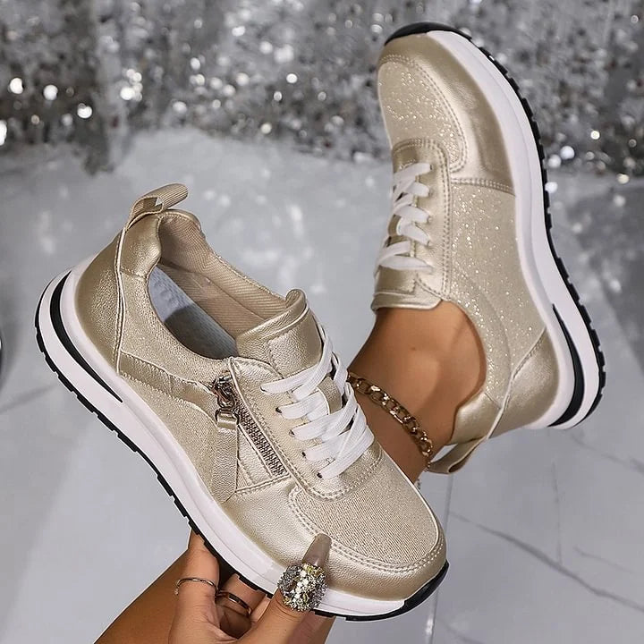 Kathren – Comfortable Lace-Up Sneakers