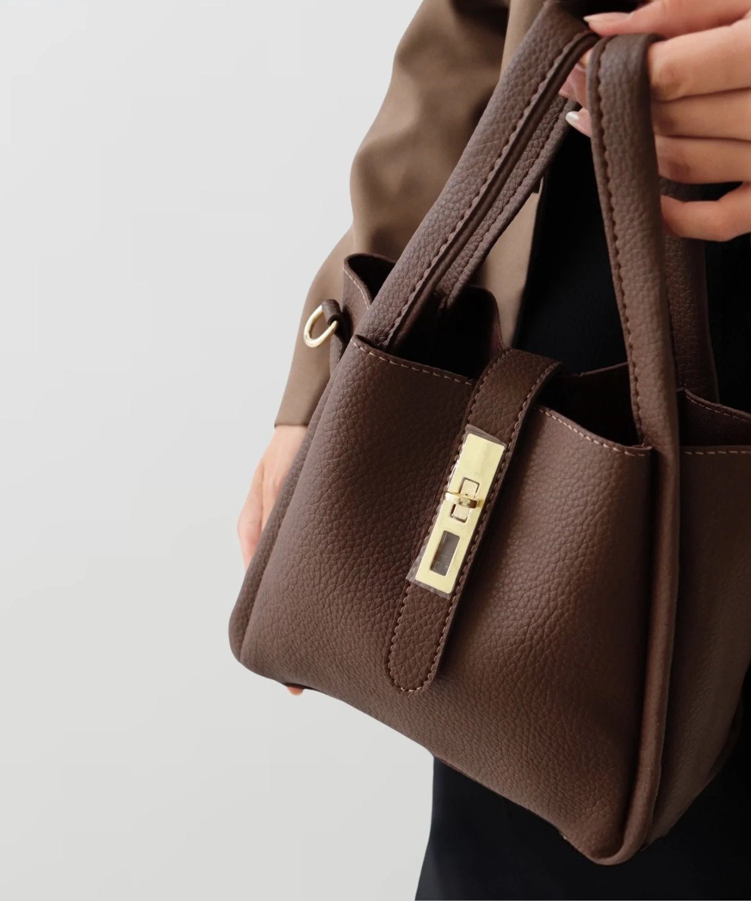 Kenya – Leather Shoulder Bag with Inner Pocket