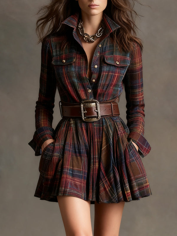 Keshet - Vantage Mini Dress with Belt