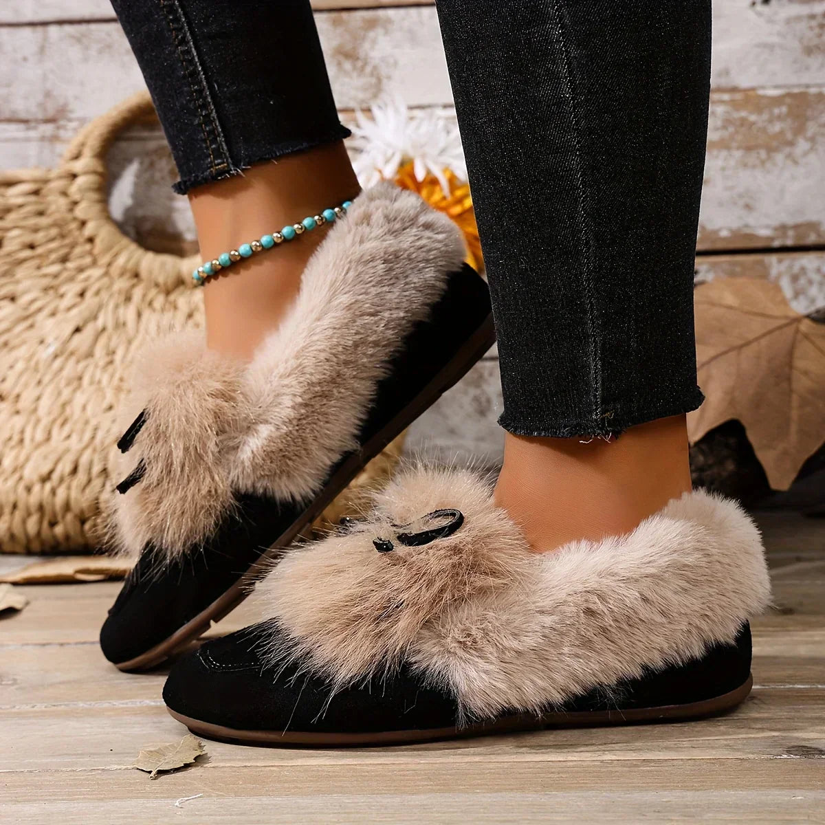 Kesmina – Cozy Non-Slip Shoes Made of Faux Fur