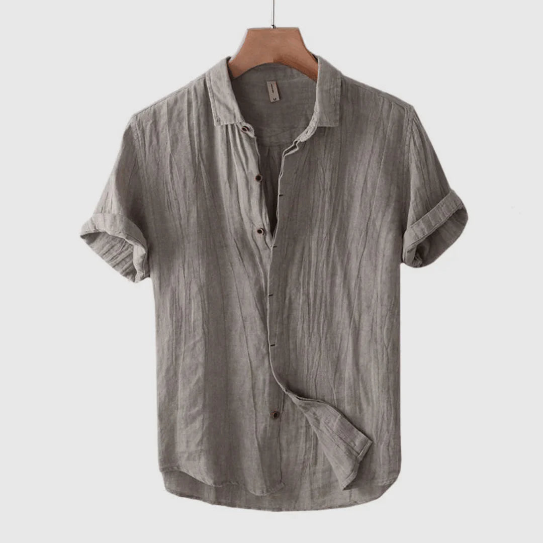 Kieron – Stylish Short Sleeve Shirt with Buttons