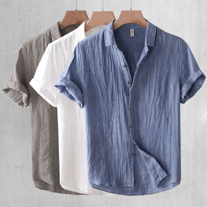 Kieron – Stylish Short Sleeve Shirt with Buttons