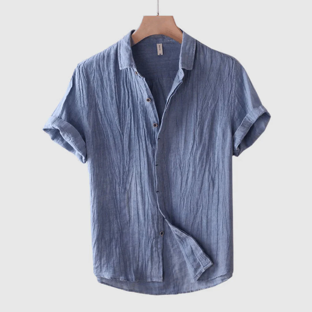 Kieron – Stylish Short Sleeve Shirt with Buttons