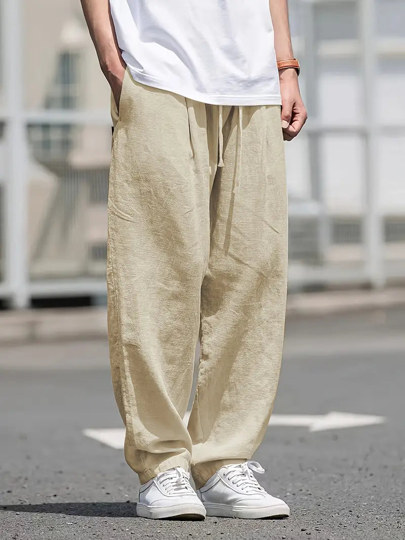 Kirk - Breathable Cotton Pants with Pockets