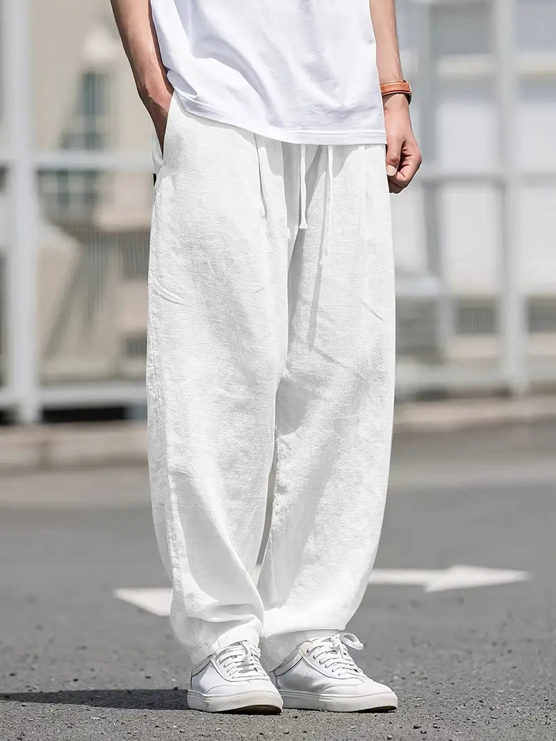 Kirk - Breathable Cotton Pants with Pockets