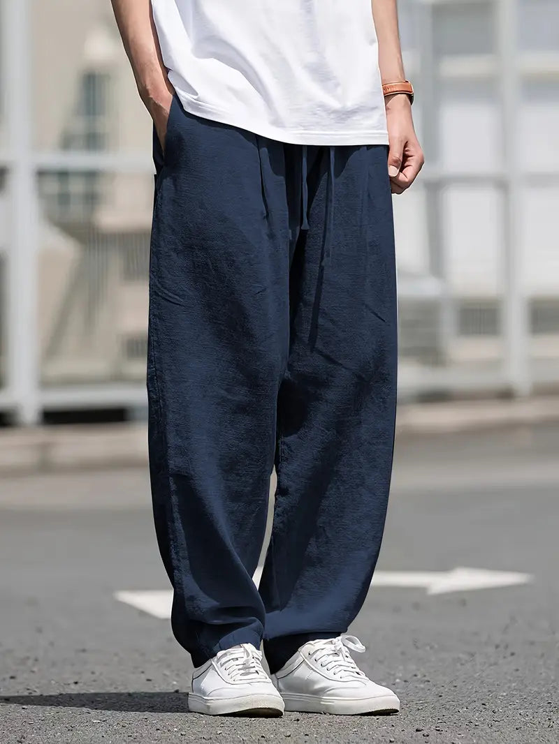 Kirk - Breathable Cotton Pants with Pockets