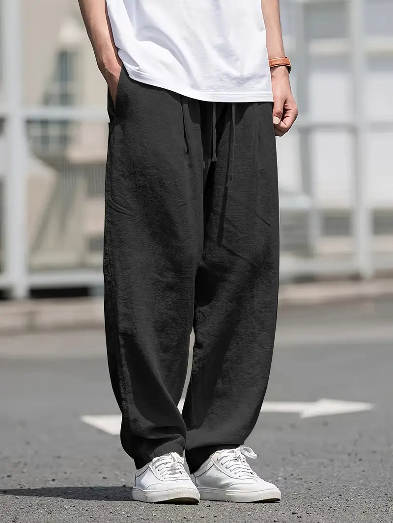 Kirk - Breathable Cotton Pants with Pockets