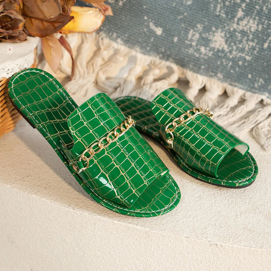 Klavdiya - Sandals with Chain
