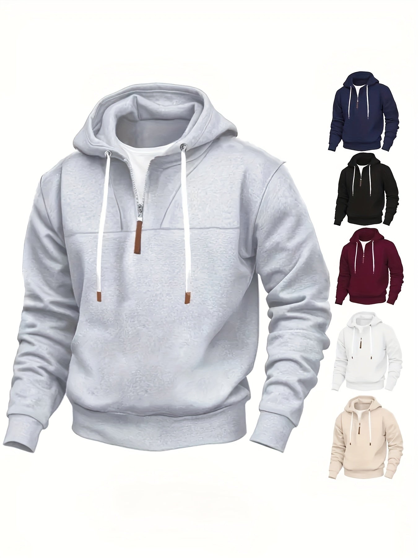 Kolton – Hooded Half-Zip Sweatshirt