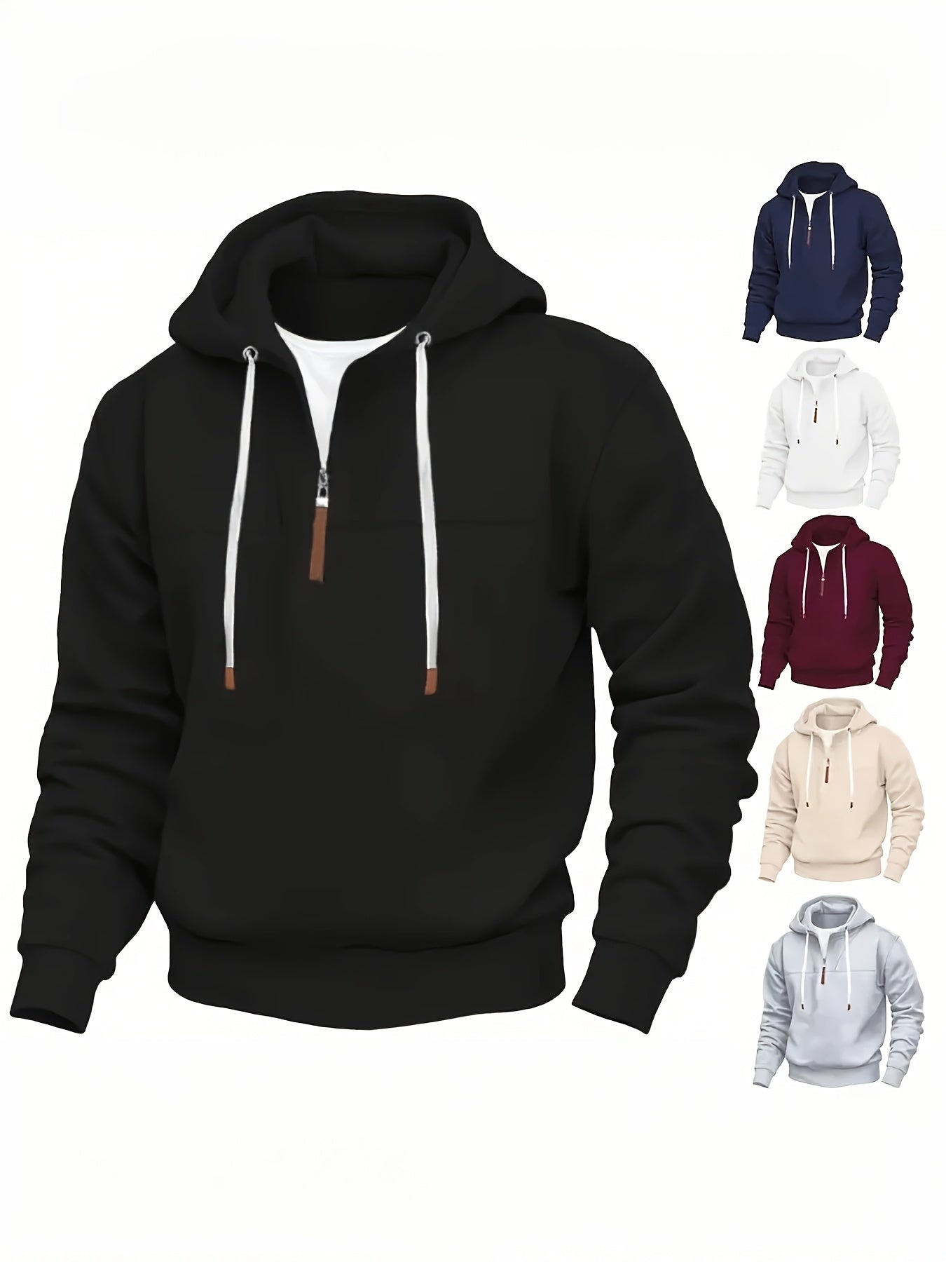 Kolton – Hooded Half-Zip Sweatshirt