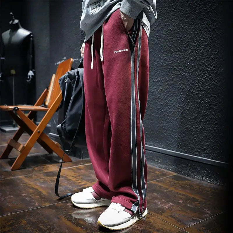 Krause – Wide Pants with Side Stripes