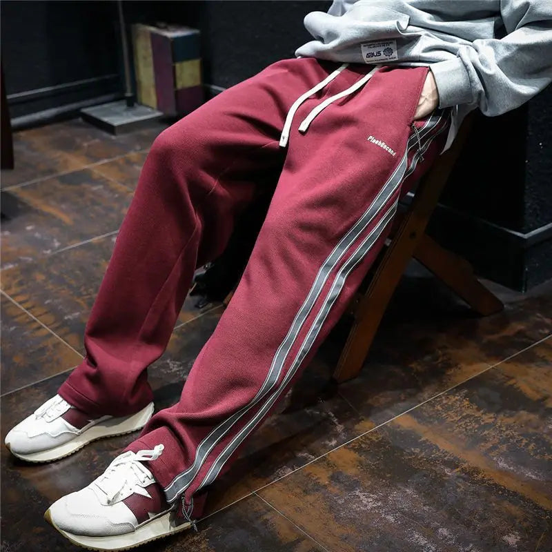 Krause – Wide Pants with Side Stripes