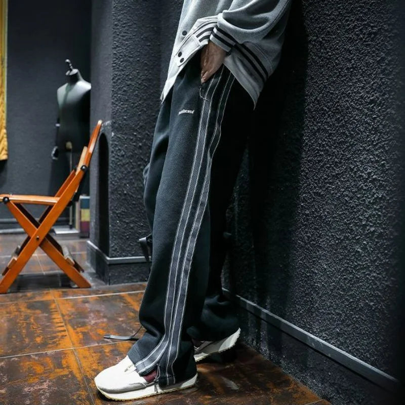 Krause – Wide Pants with Side Stripes