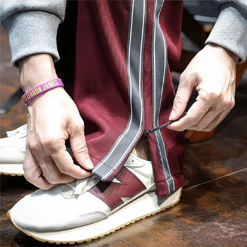 Krause – Wide Pants with Side Stripes