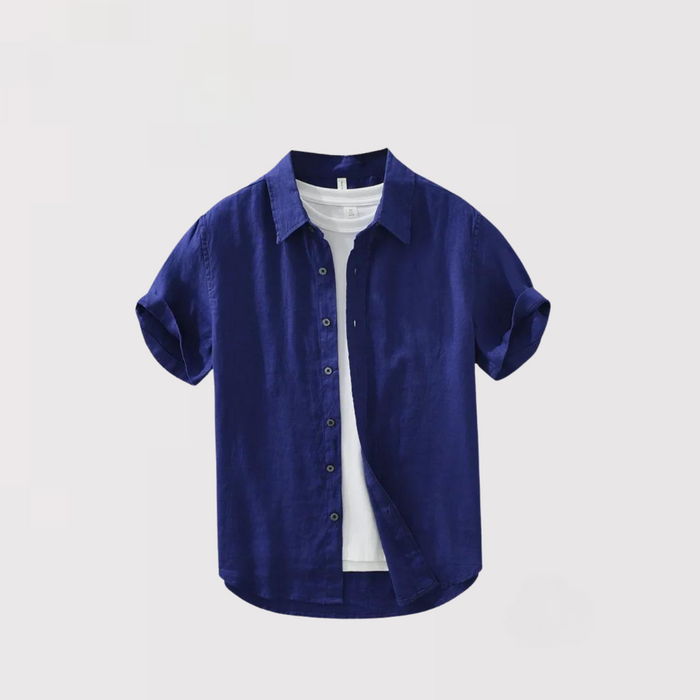 Kurtis – Short Sleeve Linen Shirt