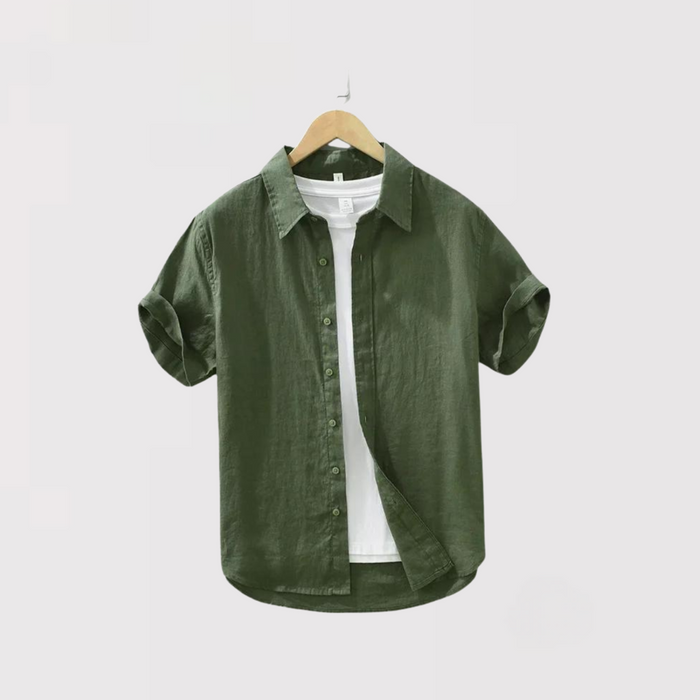 Kurtis – Short Sleeve Linen Shirt