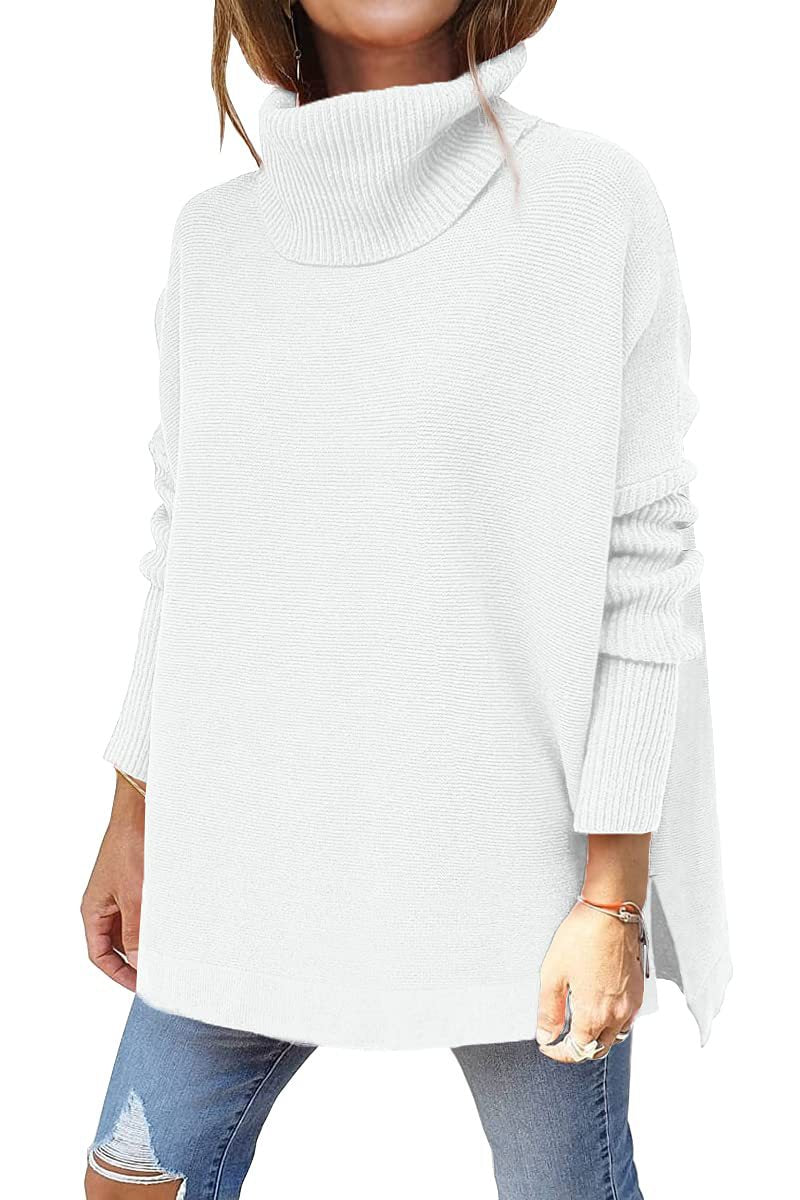 Latisha - Comfortable Oversized Turtleneck Sweater