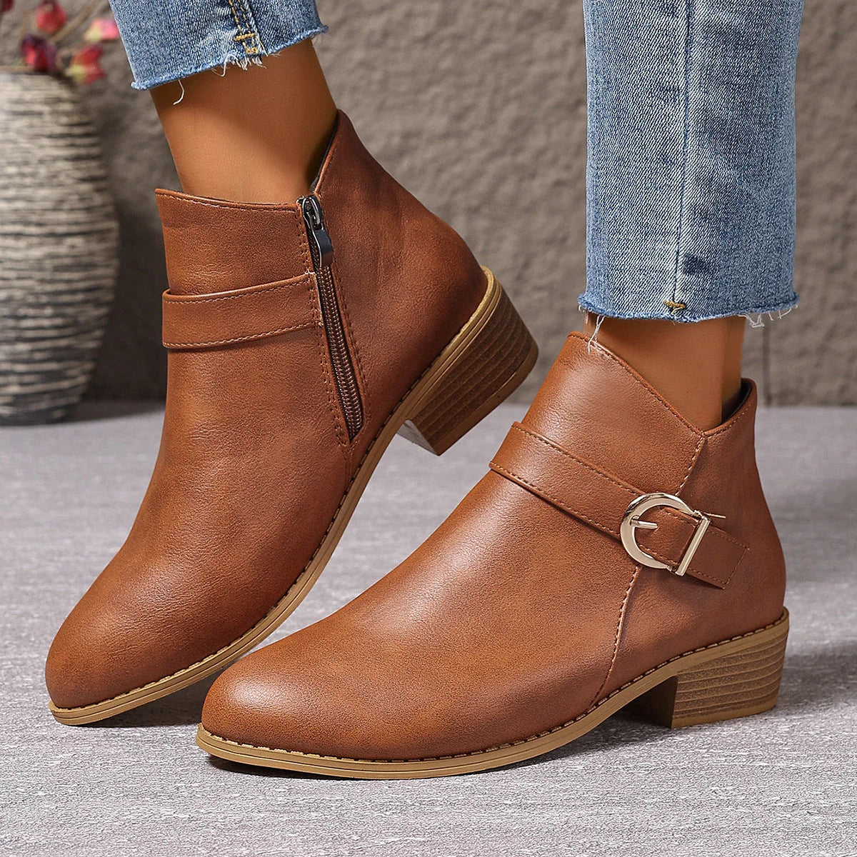 Leigh - Non-slip orthopedic ankle boots