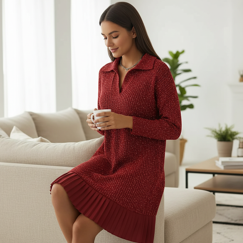 Leire – Minimalist Short Knit Dress