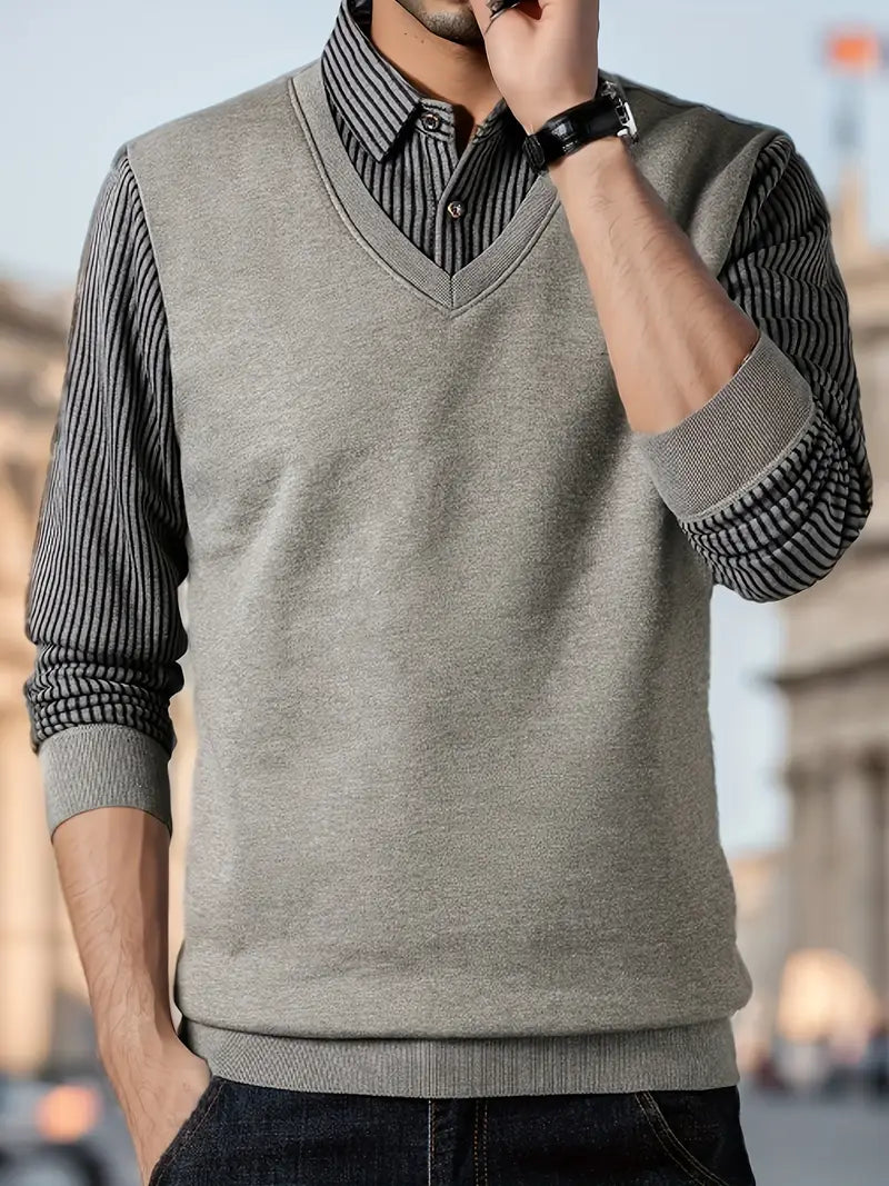 Leroy – Casual Long Sleeve Knit Sweater