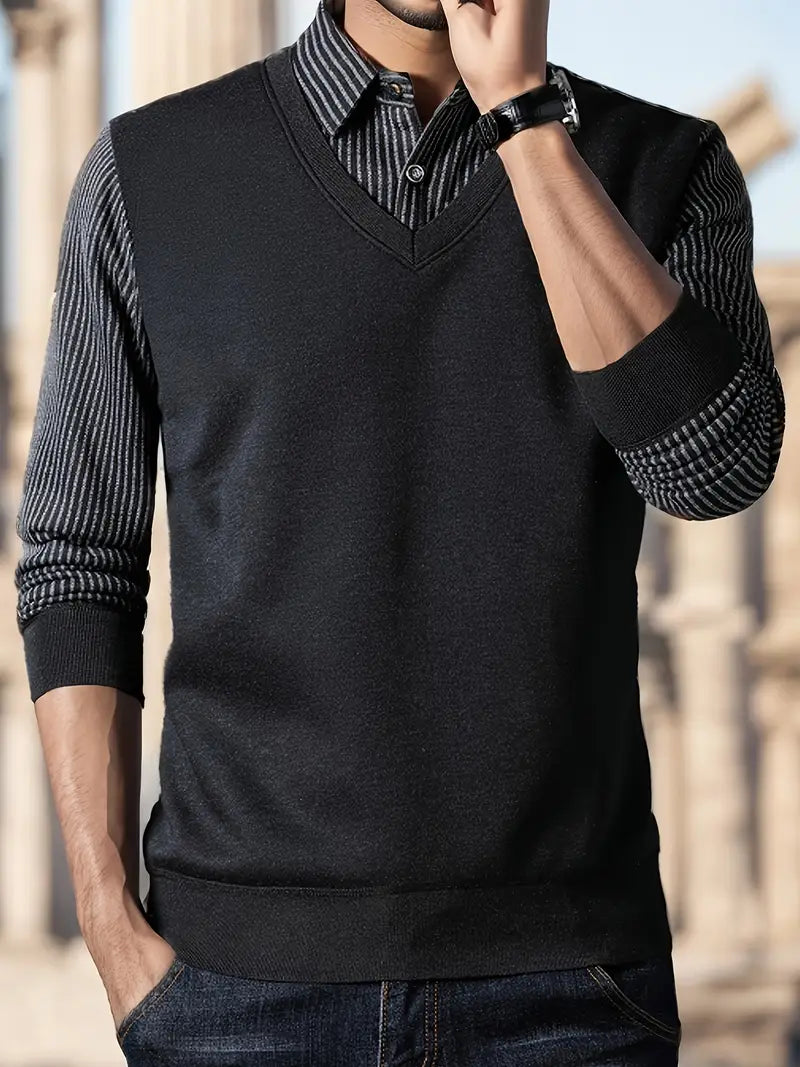 Leroy – Casual Long Sleeve Knit Sweater