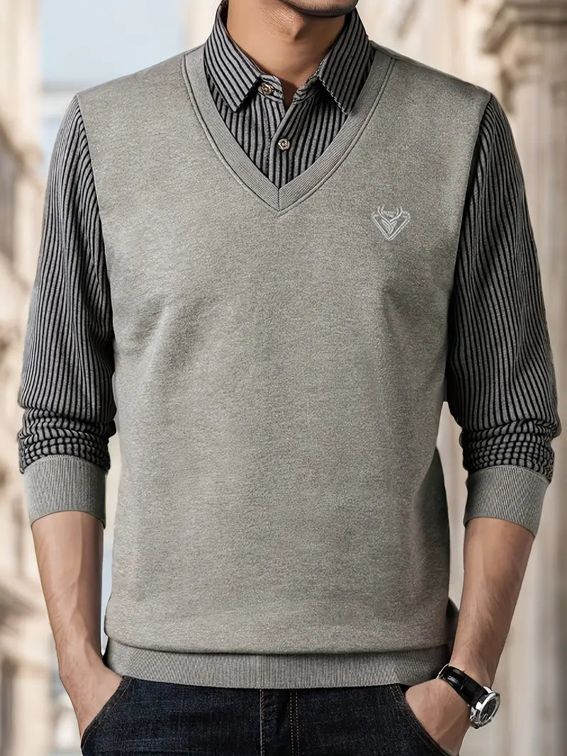 Leroy – Casual Long Sleeve Knit Sweater