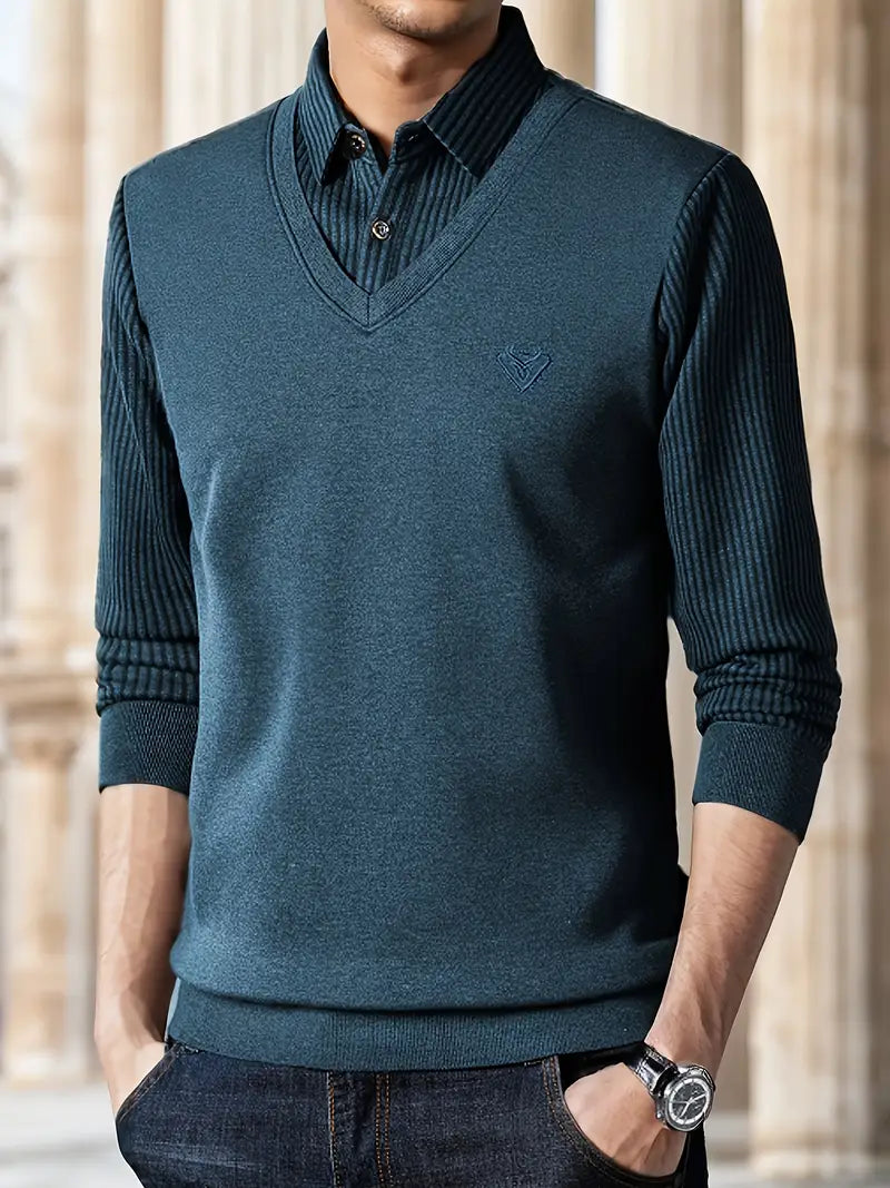 Leroy – Casual Long Sleeve Knit Sweater