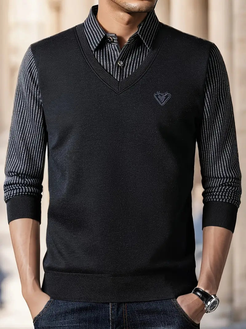 Leroy – Casual Long Sleeve Knit Sweater