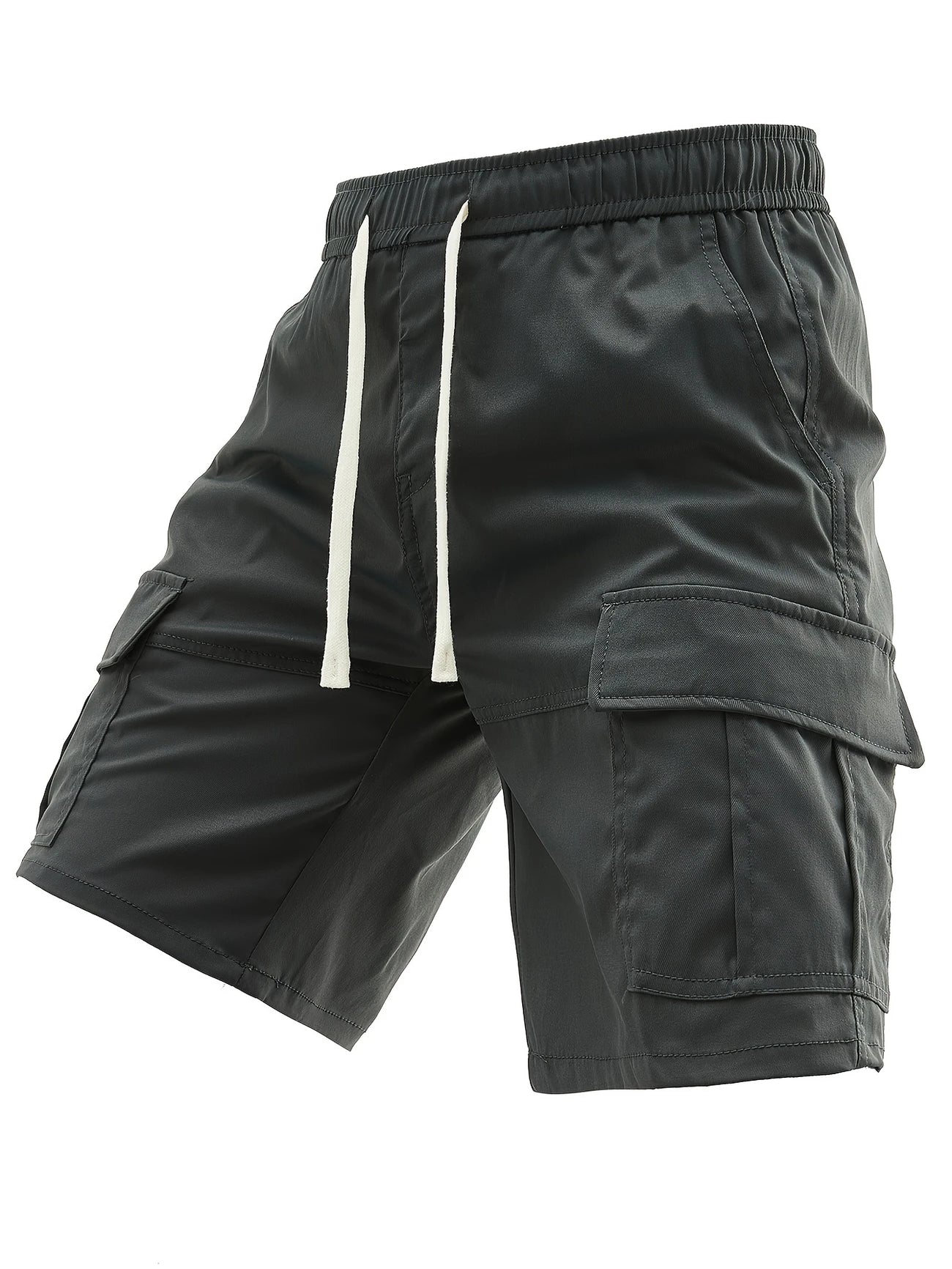 Lewand – Elegant Loose Fit Cargo Shorts With Side Pocket