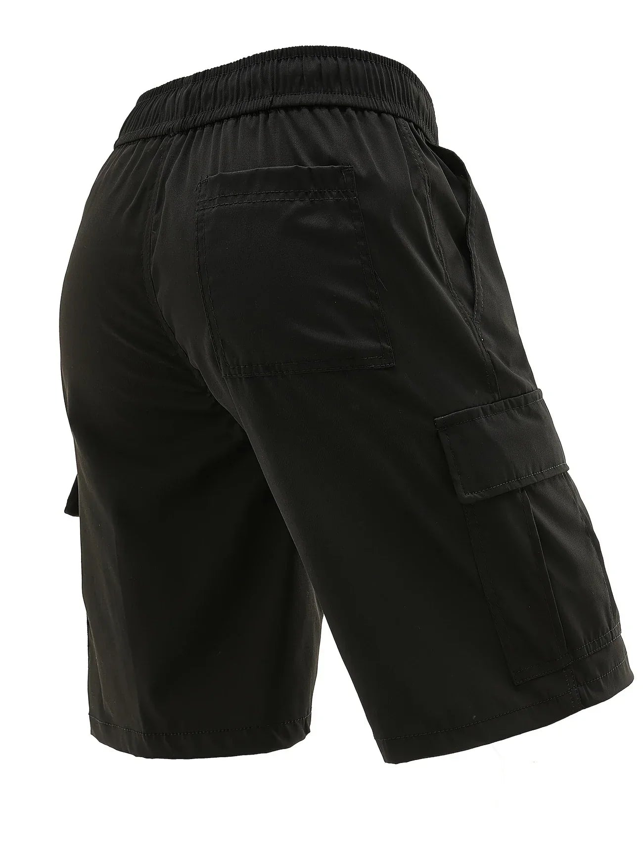 Lewand – Elegant Loose Fit Cargo Shorts With Side Pocket