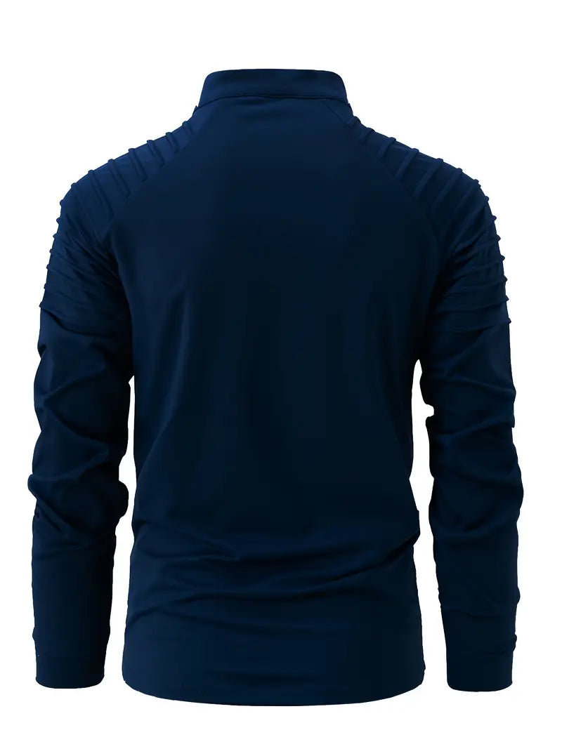 Linwood - Long Sleeve Polo Shirt with Zipper